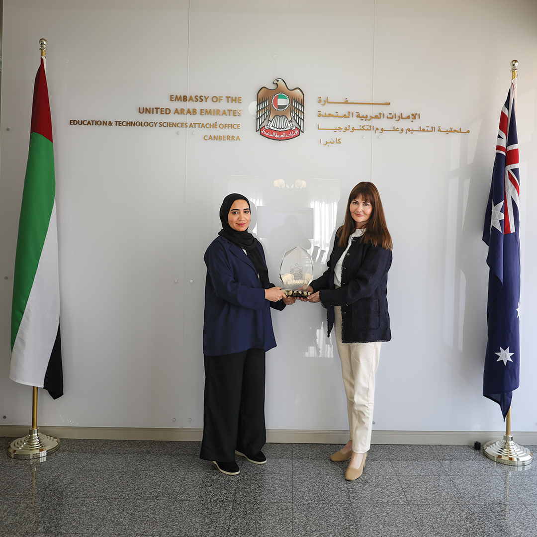 Receiving Australia’s Consul-General in Dubai, and General Manager Middle East & Africa at the Education and Technology Science Attaché Office – Canberra